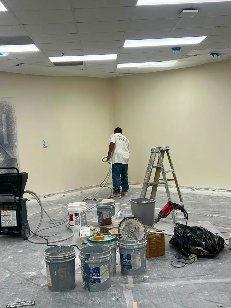 Commercial painting project in the Inland Empire
