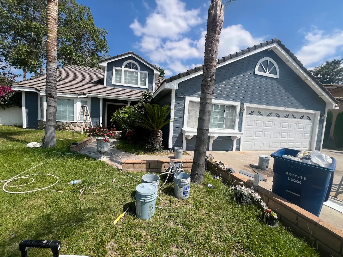 Exterior house painting project by Sebastian Painting LLC