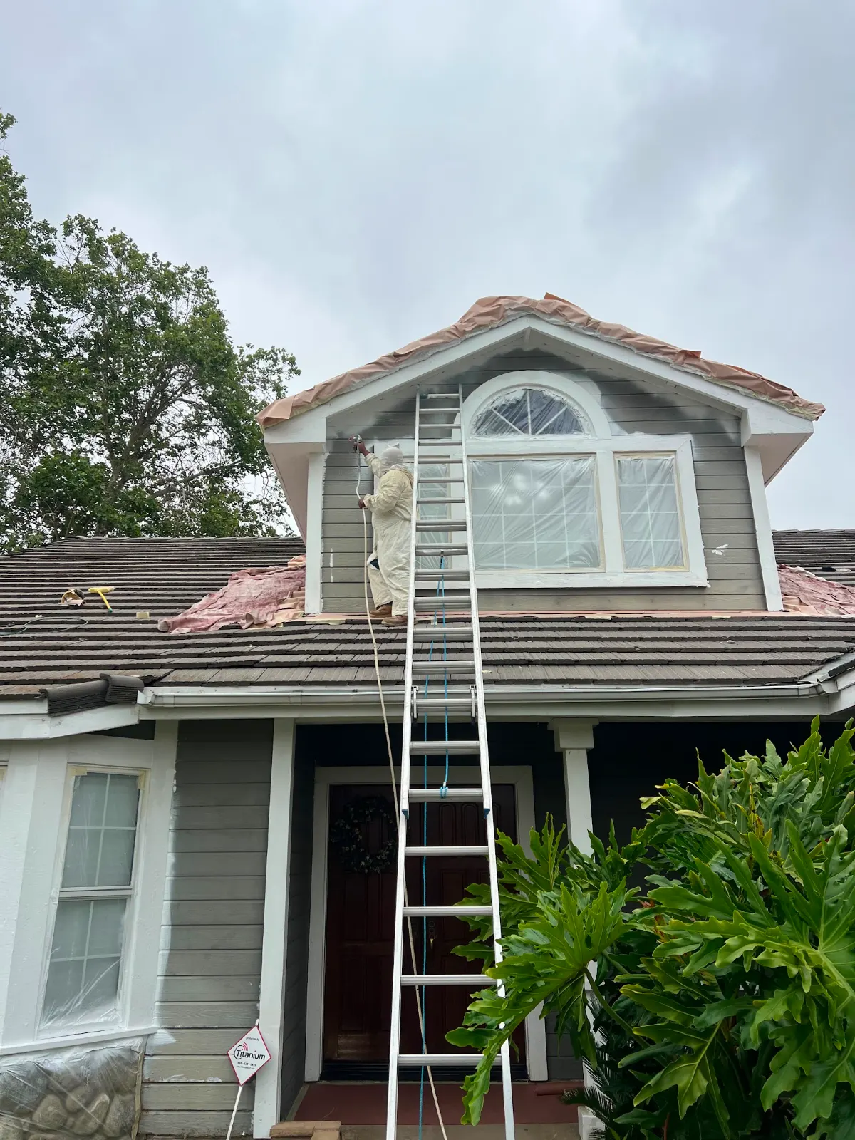 Residential exterior repaint in Riverside, CA